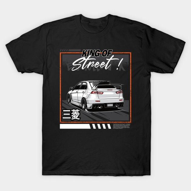 Mitsubishi Evo X T-Shirt by JDMAPEX